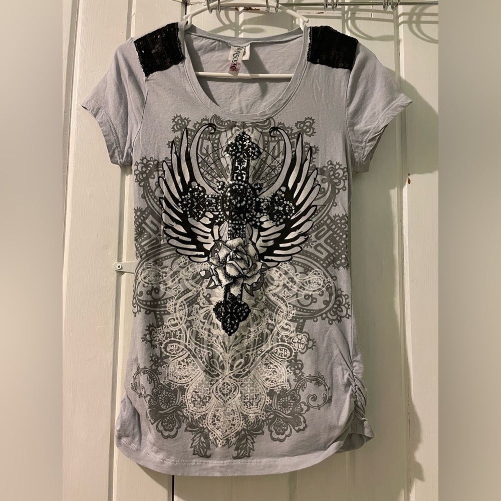 Ransom bling tee-large VGUC